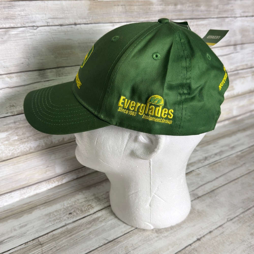 John Deere Green Everglades‎ Equipment Group Logo Baseball Cap Hat LP68752 NEW - Picture 4 of 6